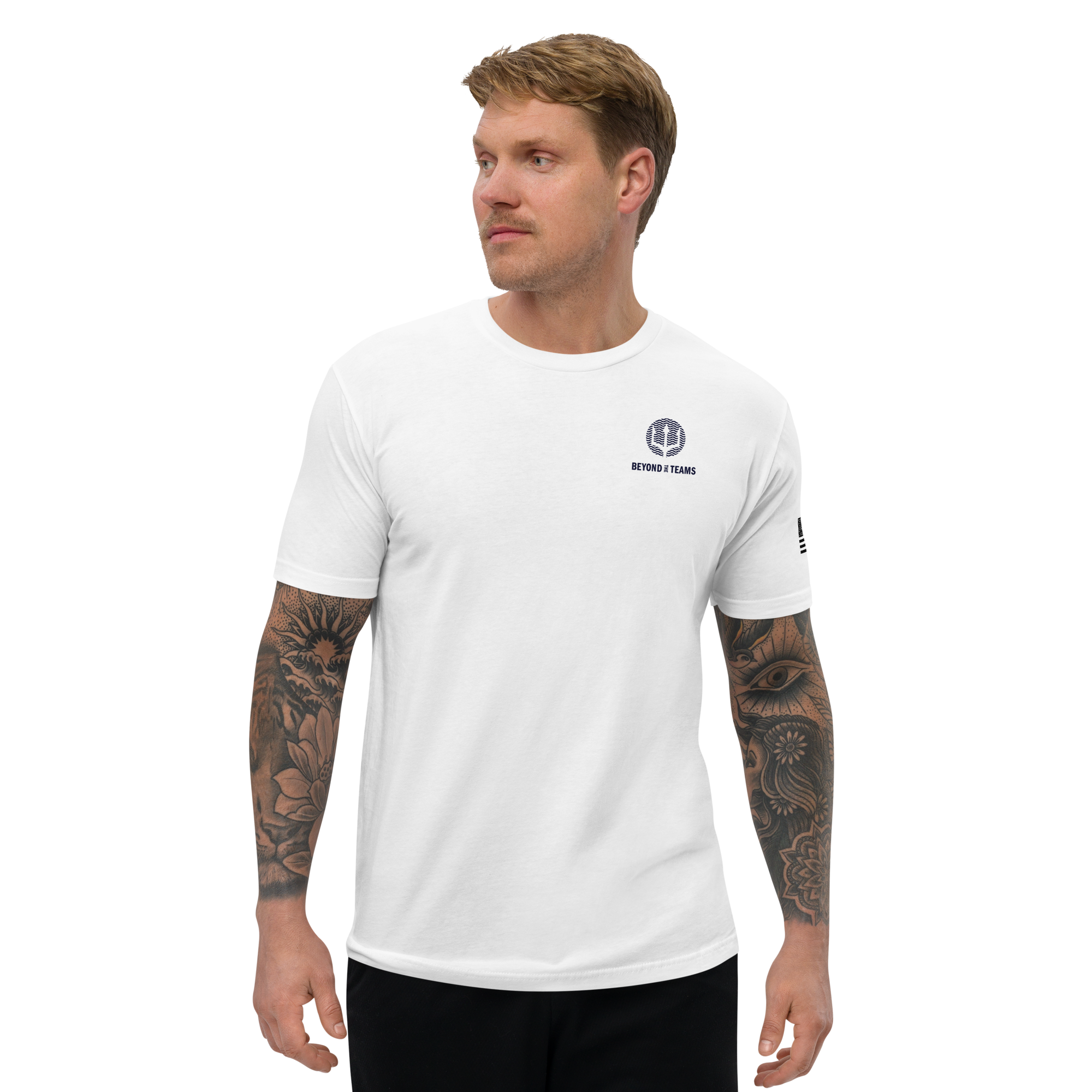 White Tee Front